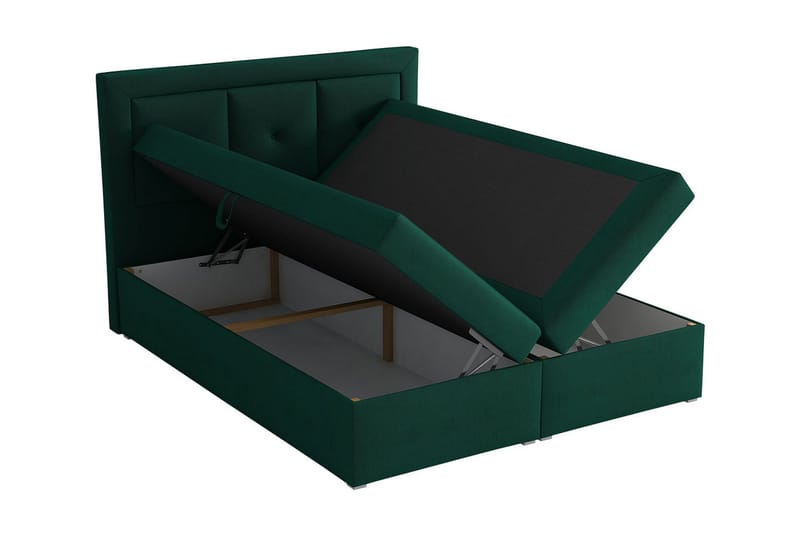 Moden Kontinentalseng 160x215 cm - Grønn - Møbler - Senger - Kontinentalsenger