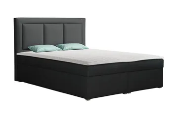 Moden Kontinentalseng 180x215 cm - Svart - Møbler - Senger - Kontinentalsenger