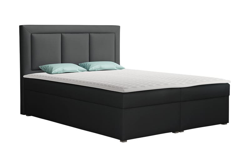 Moden Kontinentalseng 180x215 cm, Svart