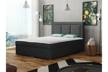 Moden Kontinentalseng 180x215 cm - Svart - Møbler - Senger - Kontinentalsenger