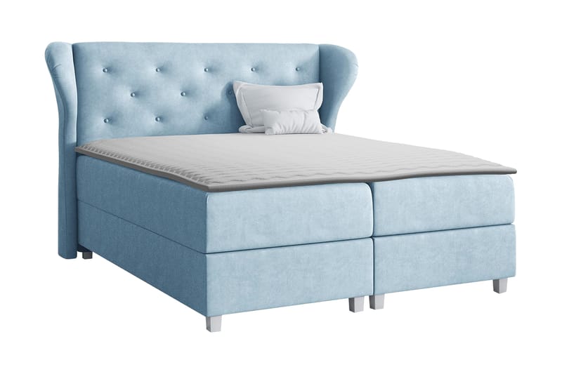 Naurstad kontinentalseng 120x200, Blå