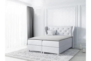 Naurstad kontinentalseng 120x200 - Lysegrå - Møbler - Senger - Kontinentalsenger