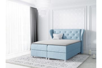 Naurstad kontinentalseng 180x200 - Blå - Møbler - Senger - Kontinentalsenger