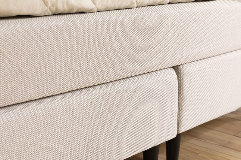Nice Deluxe Komplett Sengepakke 160x200 - Beige - Møbler - Senger - Kontinentalsenger
