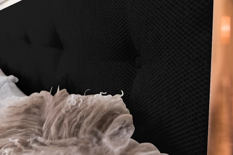 Nice Deluxe Komplett Sengepakke 160x200 - Svart - Møbler - Senger - Kontinentalsenger