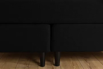 Nice Deluxe Komplett Sengepakke 160x200 - Svart - Møbler - Senger - Kontinentalsenger