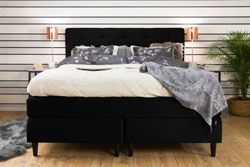 Nice Deluxe Kontinentalseng 160x200 - Svart - Møbler - Senger - Kontinentalsenger