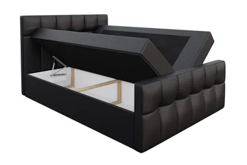 Norrbacksjö Kontinentalseng 160x200 cm - Svart - Møbler - Senger - Kontinentalsenger