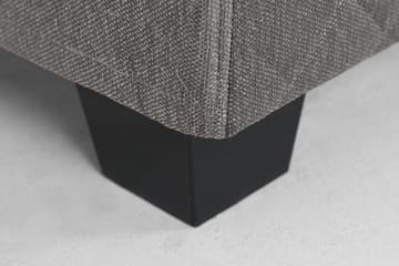 NOTTE 120 Kontinentalseng Grå - Grå - Møbler - Senger - Enkeltsenger