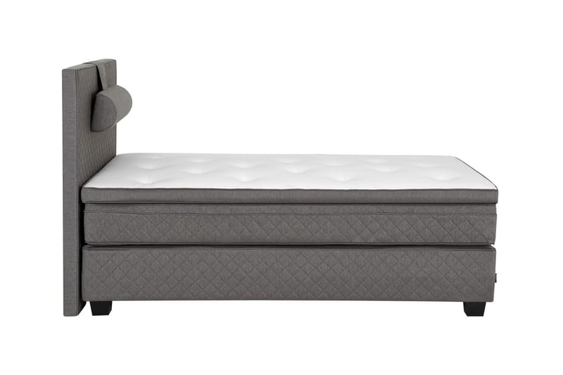 NOTTE 120 Kontinentalseng Grå - Grå - Møbler - Senger - Enkeltsenger