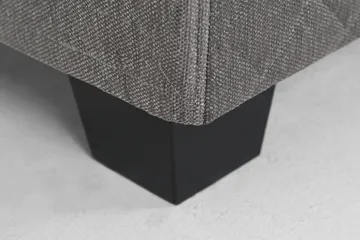 NOTTE 120 Kontinentalseng Grå - Møbler - Senger - Enkeltsenger