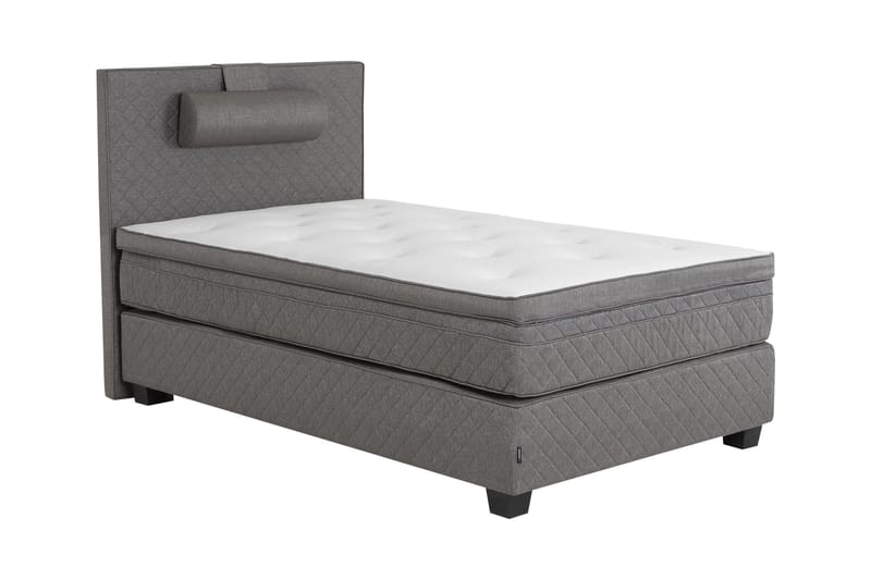 NOTTE 120 Kontinentalseng Grå - Møbler - Senger - Enkeltsenger