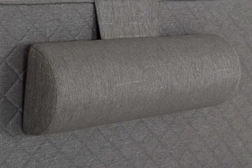 NOTTE 120 Kontinentalseng Grå - Møbler - Senger - Enkeltsenger