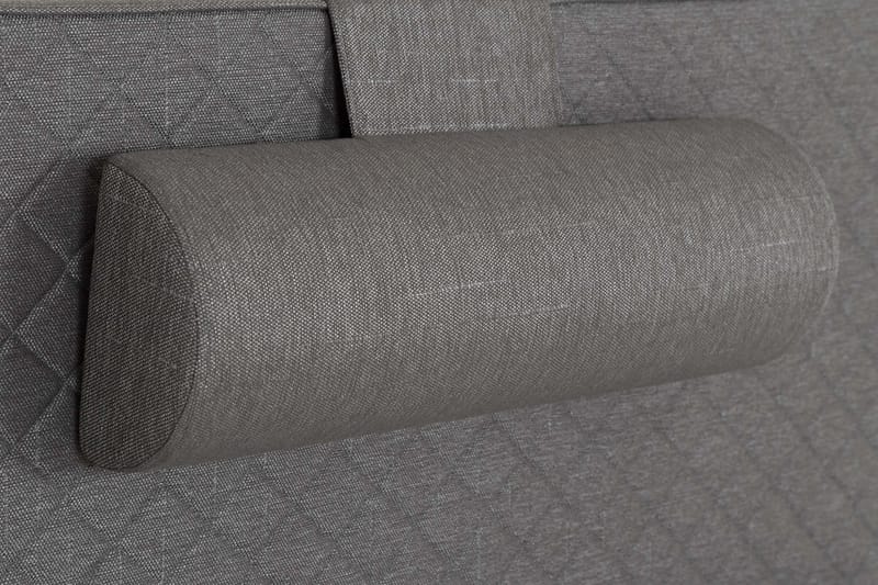 NOTTE 120 Kontinentalseng Grå - Møbler - Senger - Enkeltsenger