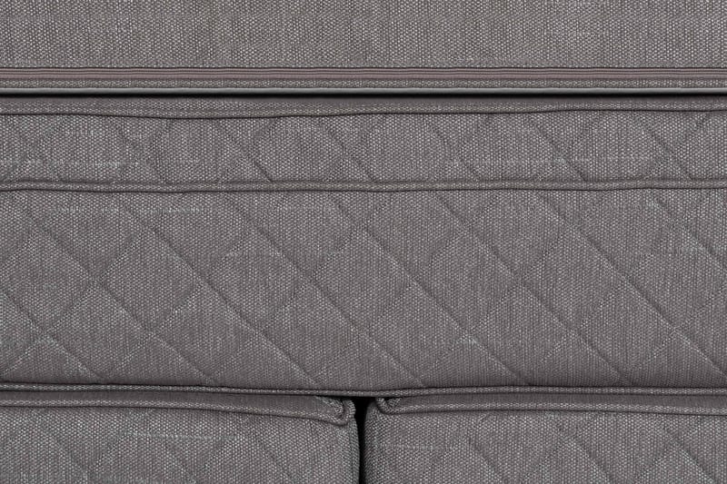 NOTTE 180 Kontinentalseng Grå - Møbler - Senger - Kontinentalsenger