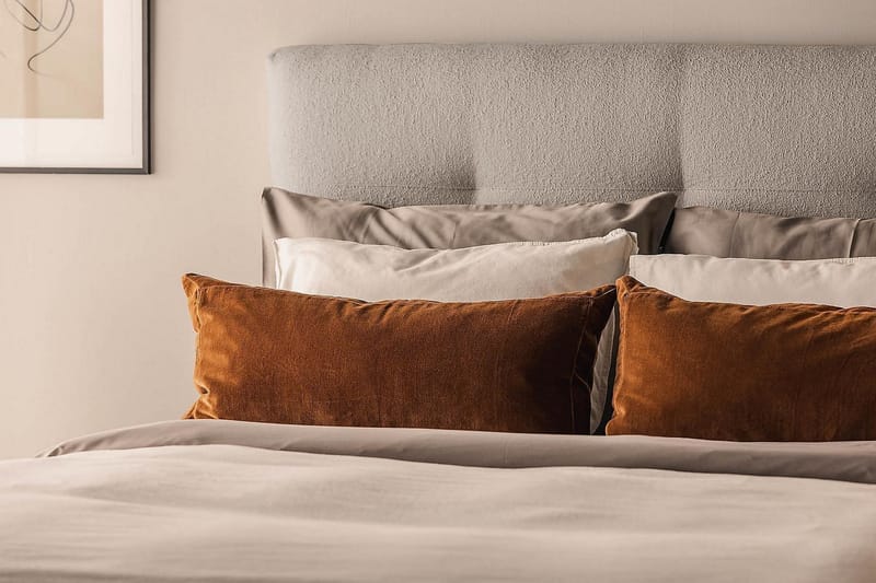 Oslo Lyx Kontinentalseng 120x200 cm - Grå - Møbler - Senger - Kontinentalsenger