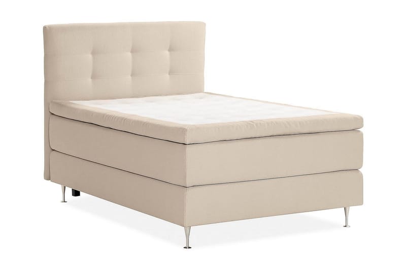 Oslo Lyx Kontinentalseng Boucle 140x200 - Beige - Møbler - Senger - Kontinentalsenger