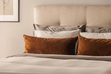 Oslo Lyx Kontinentalseng Boucle 140x200 - Beige - Møbler - Senger - Kontinentalsenger