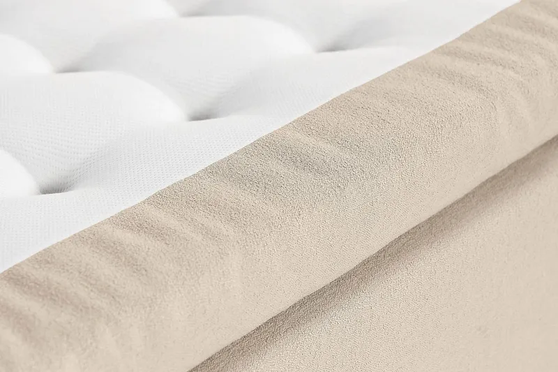 Oslo Lyx Kontinentalseng Boucle 140x200 - Beige - Møbler - Senger - Kontinentalsenger