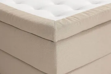 Oslo Lyx Kontinentalseng Boucle 140x200 - Beige - Møbler - Senger - Kontinentalsenger