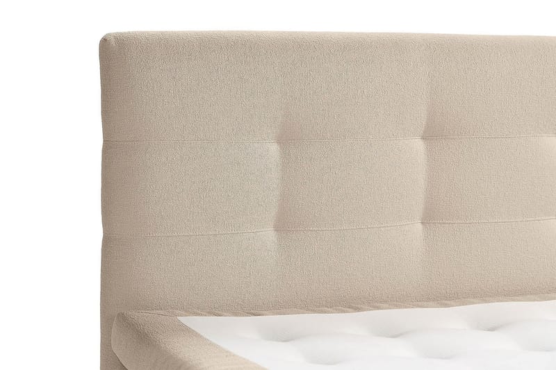 Oslo Lyx Kontinentalseng Boucle 140x200 - Beige - Møbler - Senger - Kontinentalsenger