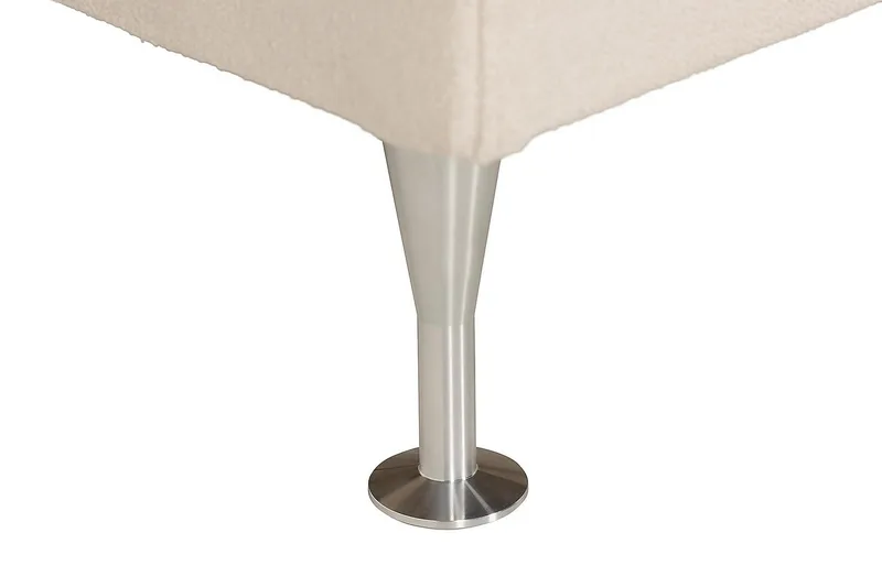 Oslo Lyx Kontinentalseng Boucle 140x200 - Lysebeige - Møbler - Senger - Kontinentalsenger