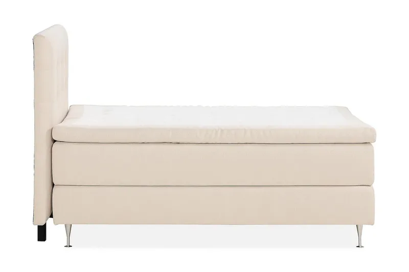Oslo Lyx Kontinentalseng Boucle 140x200 - Lysebeige - Møbler - Senger - Kontinentalsenger
