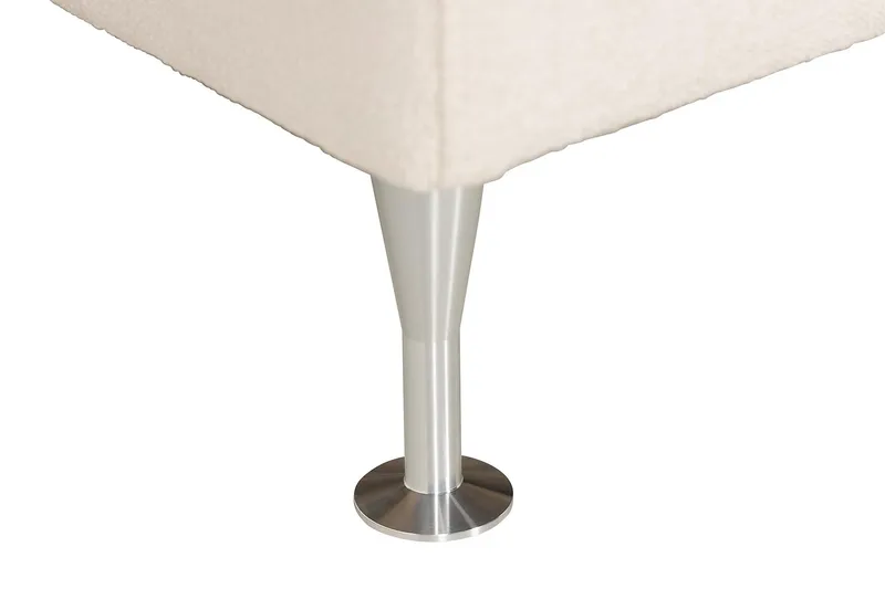 Oslo Lyx Sengepakke Boucle 180x200 Dypheftende Gavl - Lysebeige - Møbler - Senger - Kontinentalsenger