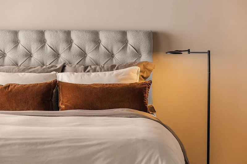 Oslo Lyx Sengepakke Kontinentalseng 120x200 cm - Grå - Møbler - Senger - Kontinentalsenger