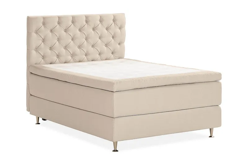 Oslo Lyx Sengepakke Kontinentalseng 140x200 cm - Beige - Møbler - Senger - Kontinentalsenger