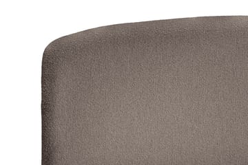Oslo Lyx Sengpakke Kontinentalseng 120x200 cm Curved Sengegavl - Lys brun - Møbler - Senger - Kontinentalsenger