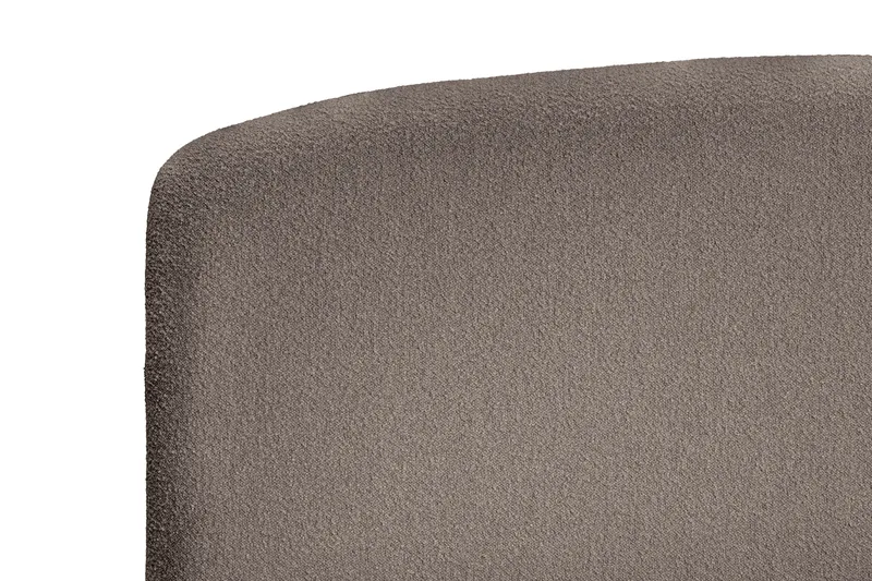 Oslo Lyx Sengpakke Kontinentalseng 120x200 cm Curved Sengegavl - Lys brun - Møbler - Senger - Kontinentalsenger