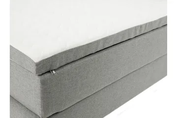 Plevoll Kontinentalseng 140x200 - Lysegrå - Møbler - Senger - Kontinentalsenger