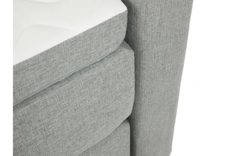 Plevoll Kontinentalseng 140x200 - Mørkegrå - Møbler - Senger - Kontinentalsenger