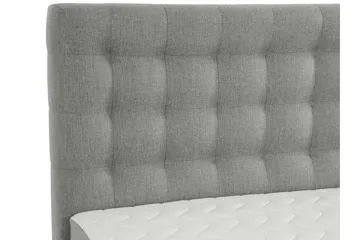 Plevoll Kontinentalseng 140x200 - Mørkegrå - Møbler - Senger - Kontinentalsenger