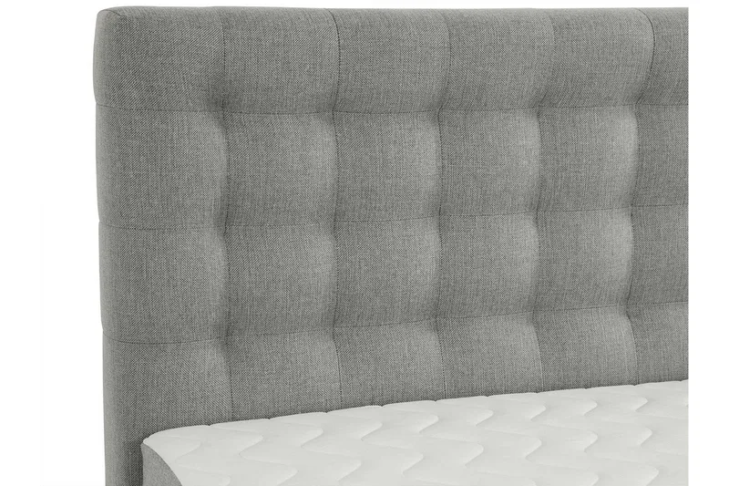 Plevoll Kontinentalseng 140x200 - Mørkegrå - Møbler - Senger - Kontinentalsenger