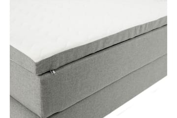 Plevoll Kontinentalseng 160x200 - Lysegrå - Møbler - Senger - Kontinentalsenger