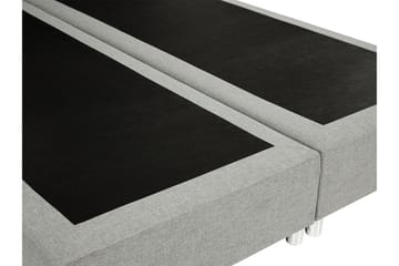 Plevoll Kontinentalseng 160x200 - Lysegrå - Møbler - Senger - Kontinentalsenger