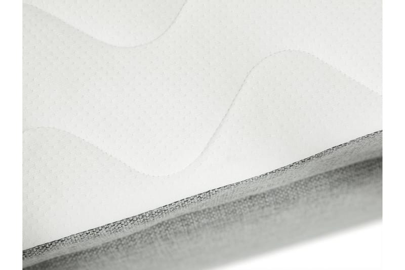 Plevoll Kontinentalseng 160x200 - Lysegrå - Møbler - Senger - Kontinentalsenger