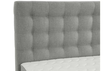 Plevoll Kontinentalseng 160x200 - Mørkegrå - Møbler - Senger - Kontinentalsenger