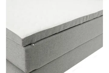 Plevoll Kontinentalseng 180x200 - Lysegrå - Møbler - Senger - Kontinentalsenger