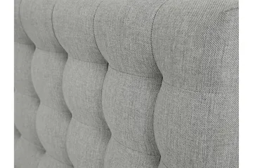 Plevoll Kontinentalseng 180x200 - Lysegrå - Møbler - Senger - Kontinentalsenger