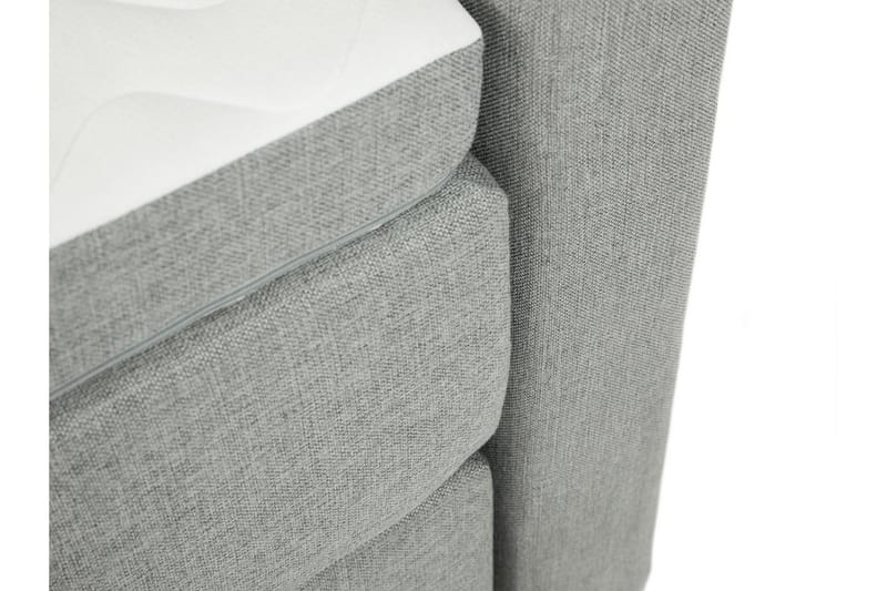 Plevoll Kontinentalseng 180x200 - Lysegrå - Møbler - Senger - Kontinentalsenger