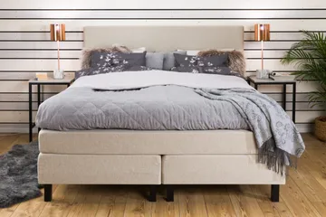 Princess Komplett Sengepakke 180x200 - Beige - Møbler - Senger - Kontinentalsenger