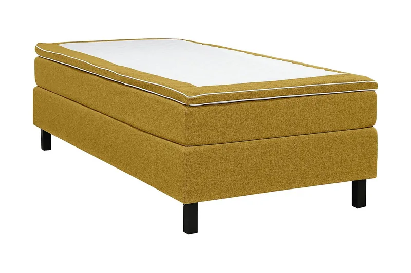 Princess Kontinentalseng 120x200 cm - Gul - Møbler - Senger - Enkeltsenger