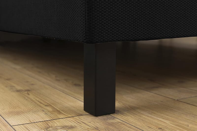 Princess Kontinentalseng 120x200 cm - Svart - Møbler - Senger - Enkeltsenger