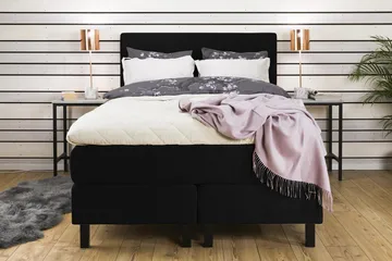 Princess Kontinentalseng 120x200 cm - Svart - Møbler - Senger - Enkeltsenger