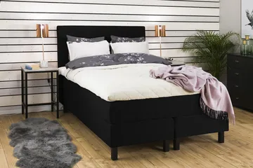 Princess Kontinentalseng 120x200 cm - Svart - Møbler - Senger - Enkeltsenger