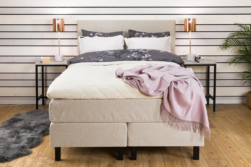 Princess Kontinentalseng 140x200 - Beige - Møbler - Senger - Kontinentalsenger