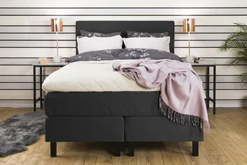 Princess Kontinentalseng 140x200cm - Grå - Møbler - Senger - Kontinentalsenger